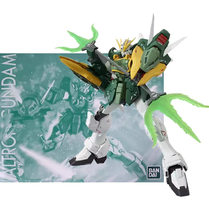 Bandai Original Gundam Model Kit Anime Figure PB MG 1/100 Altron Gundam EW Action Figures Toys Collectible Gifts for Children
