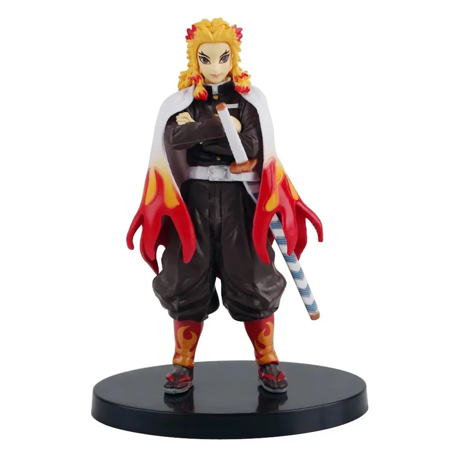 Anime Demon Slayer Kimetsu no Yaiba Figure 15CM Nezuko Tanjirou Mitsuri Shinobu Zenitsu Kyoujurou Action Figural Model Toy Gifts