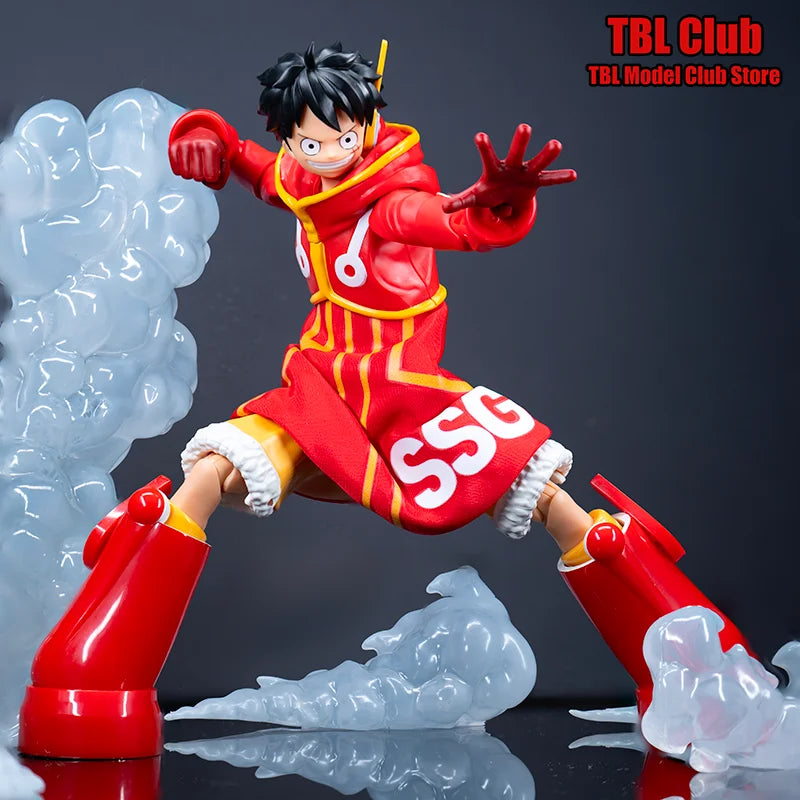 1/12 Scale Male Clothes Hemline ONE PIECE Egghead Island‌ Monkey D. Luffy Japanese Anime For shf 6-inch Action Figure Soldier