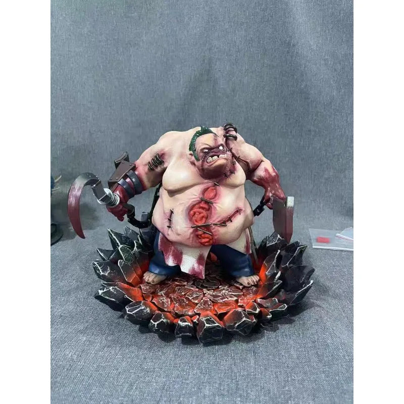 15cm DOTA2 Figure Pudge Handmade Customization Anime Collectible Model Resin Desktop Decorations Holiday Gifts Children Toy