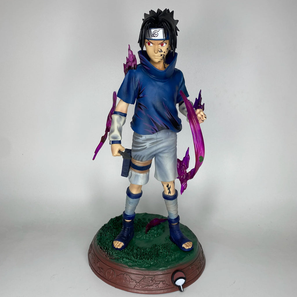 Anime GK Ornament Statue - Hokage Handheld Uchiha Watergate Spell Sasuke Standing Model Resonance Series Collectible Gift