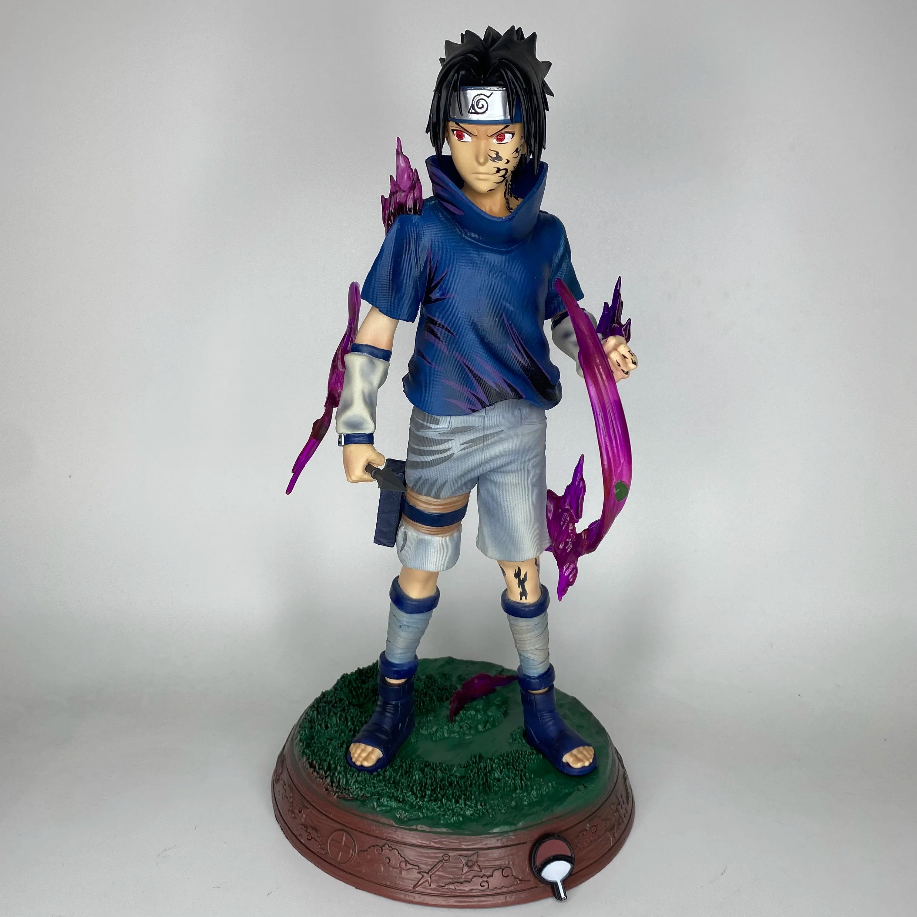 Anime GK Ornament Statue - Hokage Handheld Uchiha Watergate Spell Sasuke Standing Model Resonance Series Collectible Gift