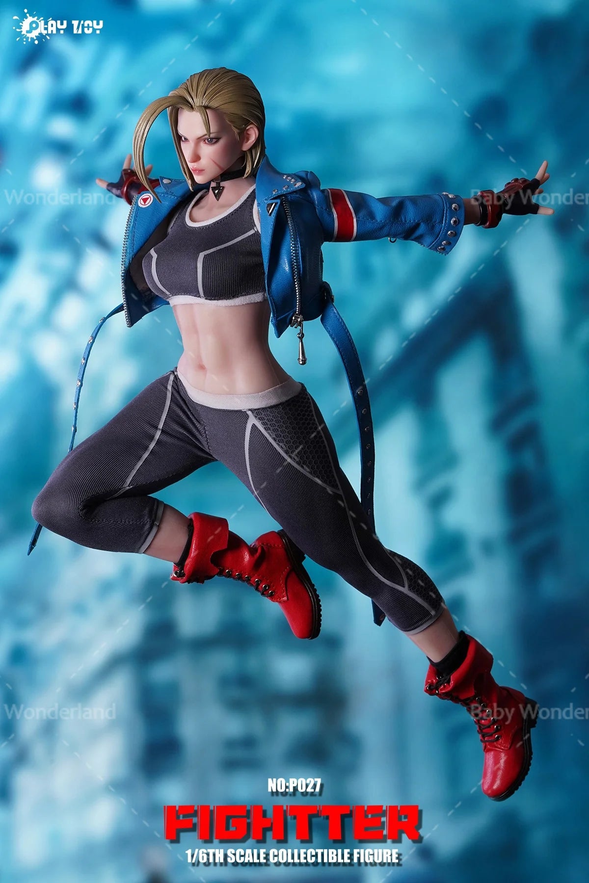 2025 Q3 PLAY TOY P027 1/6 Fightter Cammy Movable Eyeballs Figure 12'' Female Soldiers Model Full Set Collectible Toy