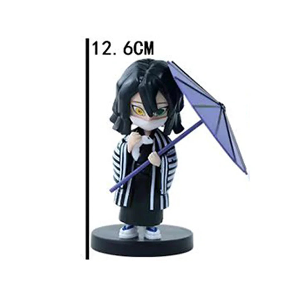 Demon Slayer Plum Rain Series Blind Box Nezuko Tanjiro Q Version PVC Figures Mystery Pack Birthday Christmas Gift