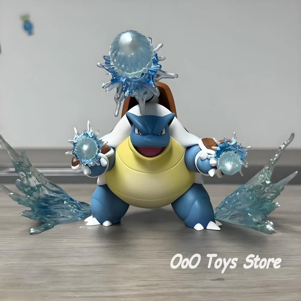 Anime Pokemon Figure Blastoise Action Figures Pvc Collection Model Toys for Children Gifts 15.5cm