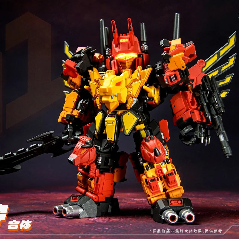 [In Stock] Transformation Toy Laser Cat Mini FEROCY SKP01 SKP-01 Small Scale Steel Party Action Figure Collectible Gift Reissue