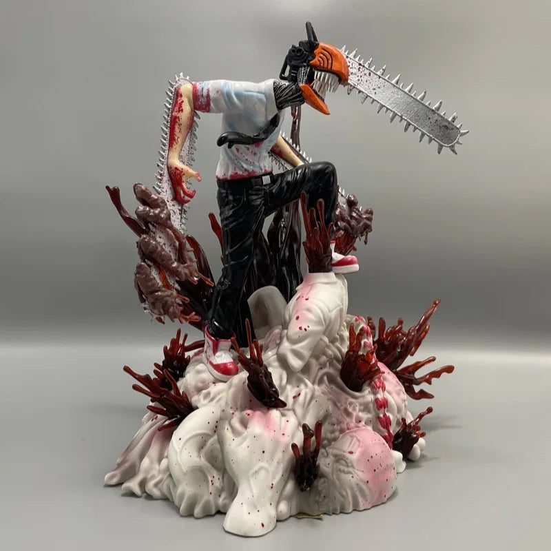 Hot Anime Chainsaw Man Figure Denji Makima Power Action Figure Chainsaw Man Pochita Figurine Collection Model Doll Toy Boys Gift