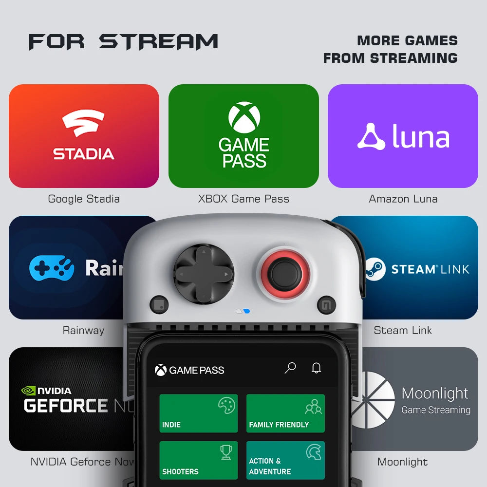 GameSir X3 Mobile Phone Gamepad with Cooling Fan for Cloud Gaming Xbox Game Pass, STADIA, xCloud, GeForce Now