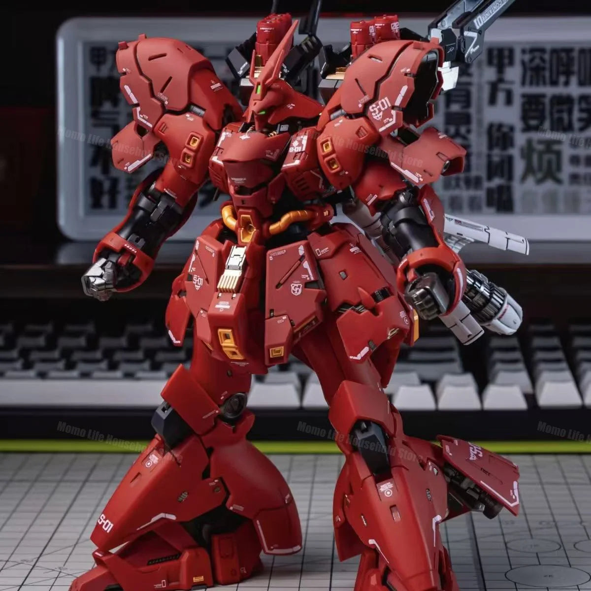In Stock GAOGAO Model RG 1/144 MSN-04 Sazabi Assembly Model Kits Plastic skeleton Anime Action Figure Robot Plastic Model Toys