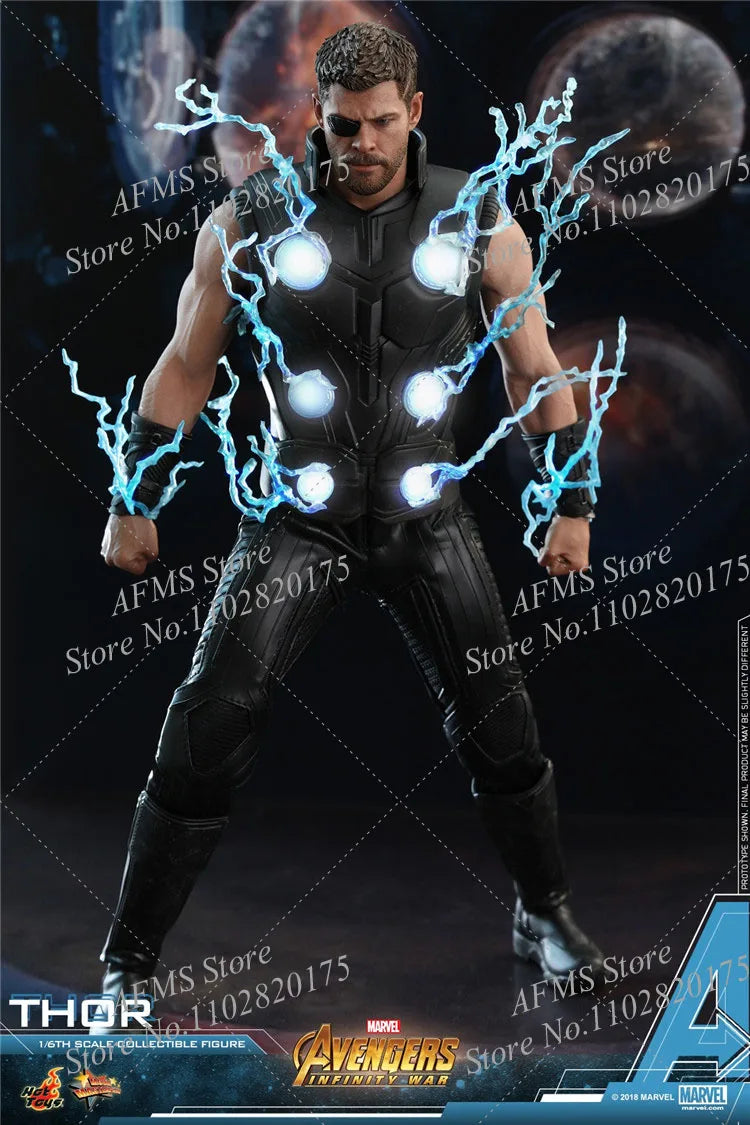 HT HotToys MMS474 1/6 Men Soldier Avengers Infinity War Thor Odinson Chris Hemsworth Dolls 12Inch Full Set Action Figure Body