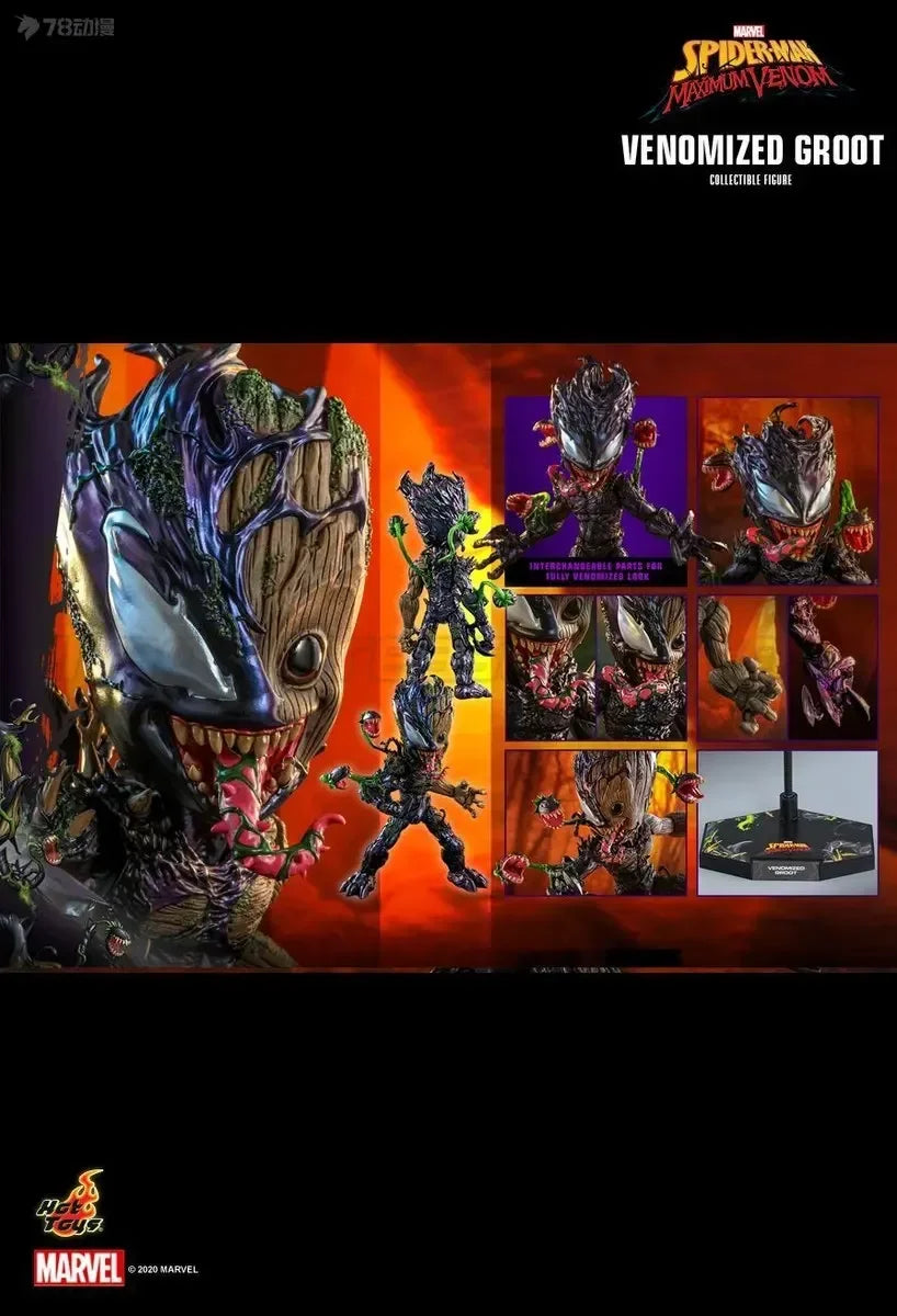 【MT】Hot Toys TMS027 Marvel "Spider-Man: Maximum Venom" Venomized Groot Collection Doll  1/6 Action Figure Anime Model Toy Gift
