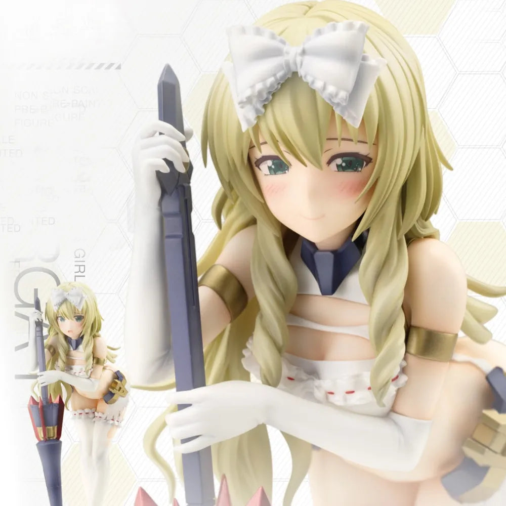 Frame Arms Girl Mecha Girl Anime Figure Pre-Painted Statue Collectible Model Desktop Decoration Gift For Anime Fans And Gamer