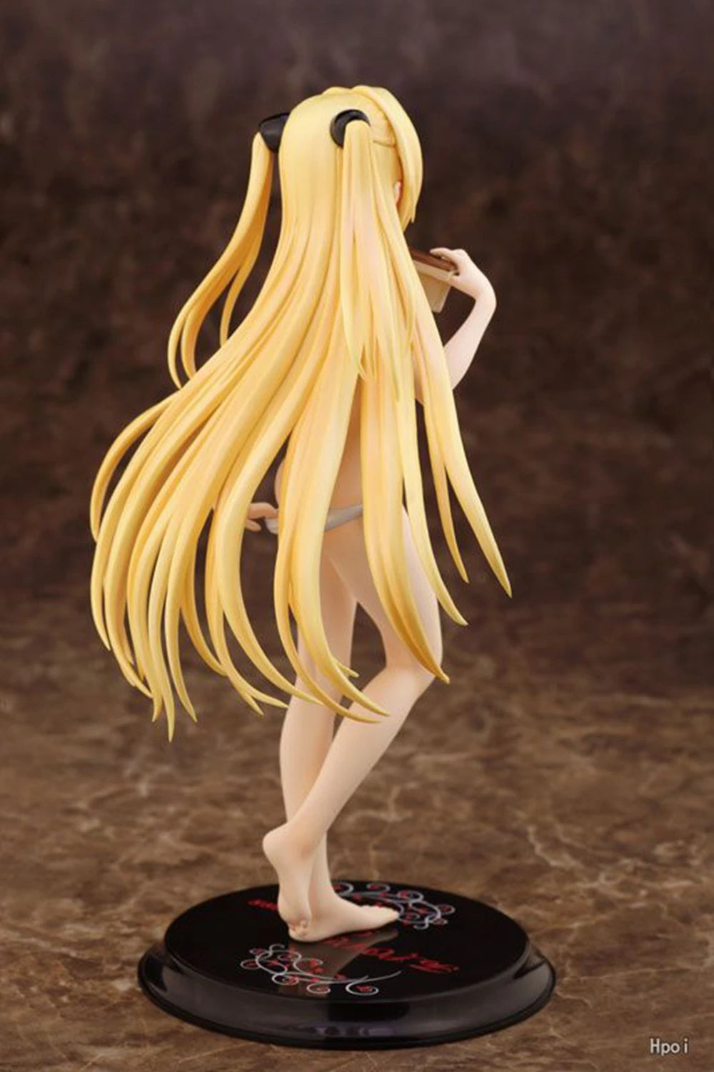23.5CM Anime To LOVEru Darkness Konjiki no Yami 1/7 Figure White Swimsuit ver Standing Model Toy Doll Aciton Figure PVC