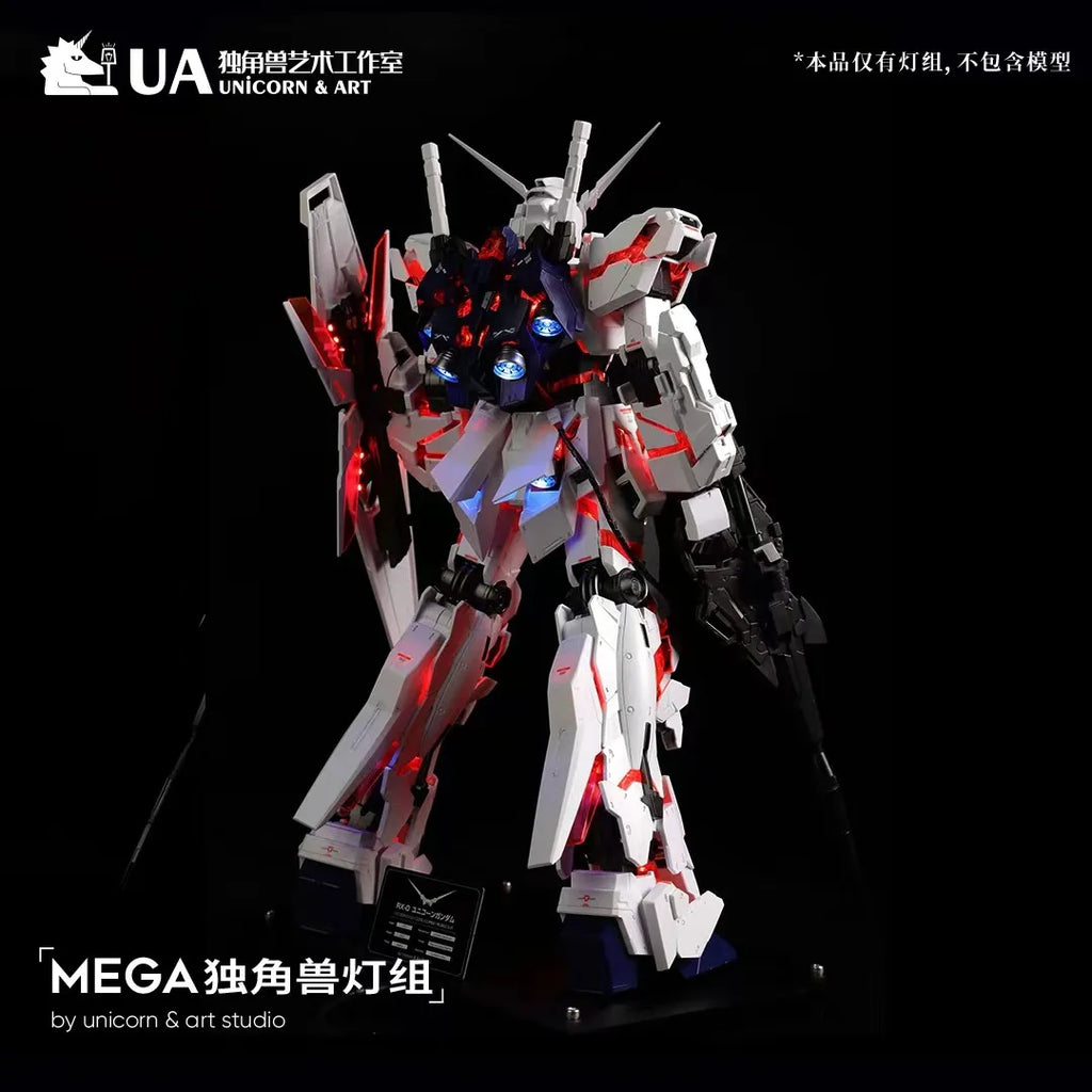 In Stock MEGA Unicorn Lamp Set UA Produced Ground Surface Strongest Applicable To Bandai Big Class 1/48 Model Cool Light Set Toy