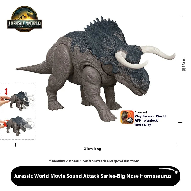 In Stock Mattel Jurassic World: Rebirth 4 Spinosaurus Action Figure Model Simulated Dinosaur Model Toys Children'S Birthday Gift
