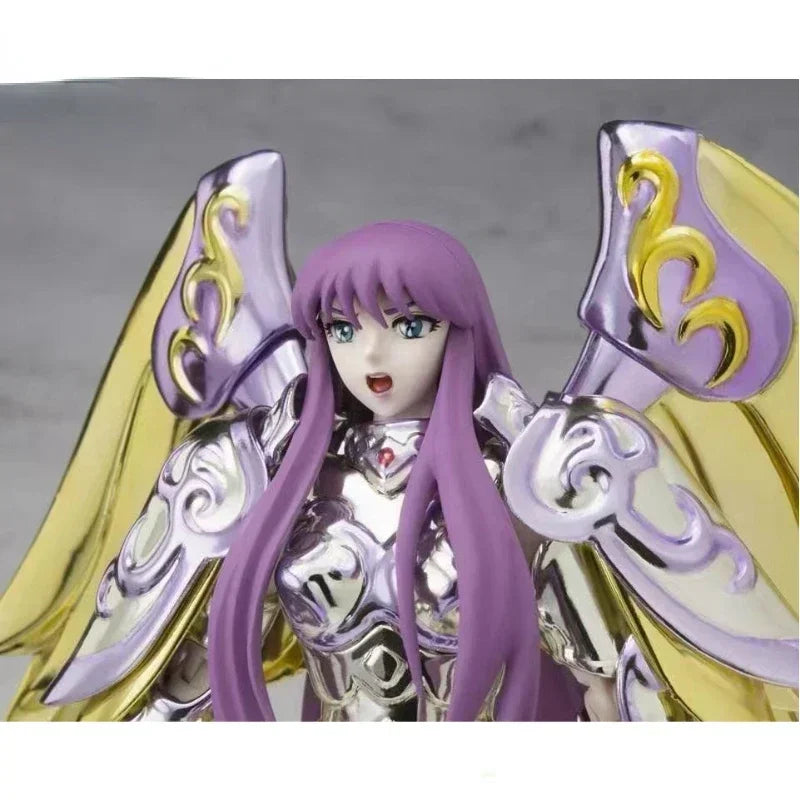 Original Bandai Edition Saint Cloth Goddess Athena Form Saint Seiya Metal Armor Action Figure High Quality in Stock