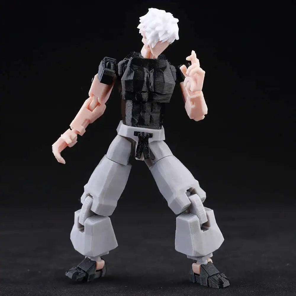 9L3D Printed Jujutsu Kaisen 3D Mini Figures, Satoru Gojo & Geto Suguru Action Model, Anime PVC Collectible Statue, Gift for Fans