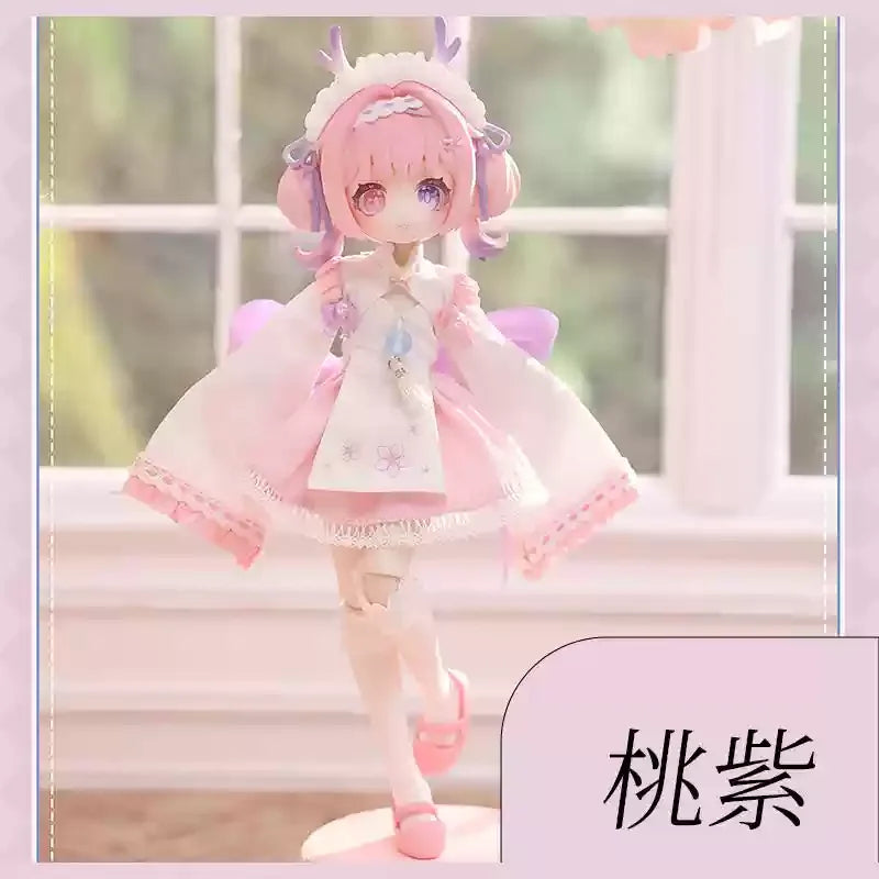 Genuine Meki Creation Heart Trendy Blind Box Toys 12 Points Bjd Action Figure Ornaments Original Toy Doll Figure Birthday Gift