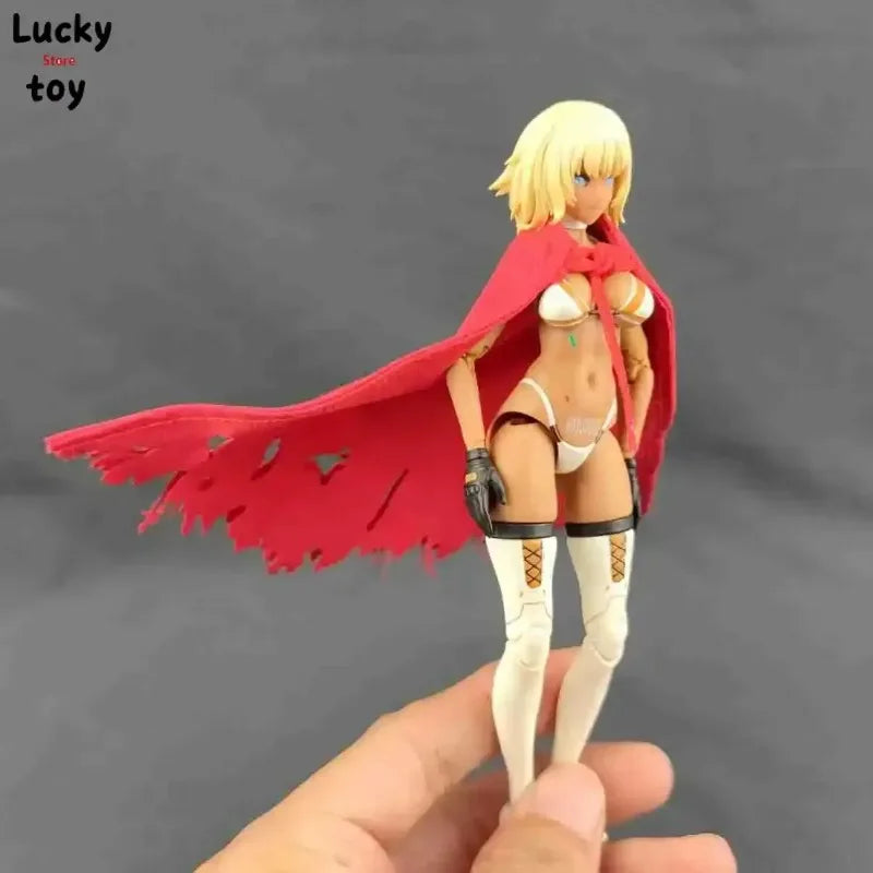 1/12 Scale Female Cloak Wire Concave Shape Cape Shawl Soldier Clothes Model for 6'' Action Figures SHF Body Accessories Display