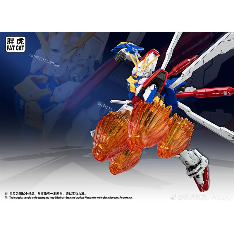 FAT CAT Modell GOD GF13-017NJ II RG 1/100 Bausatz Burning Toys Anime Actionfigur Roboter Geschenke Ausbrechender Brennender Finger