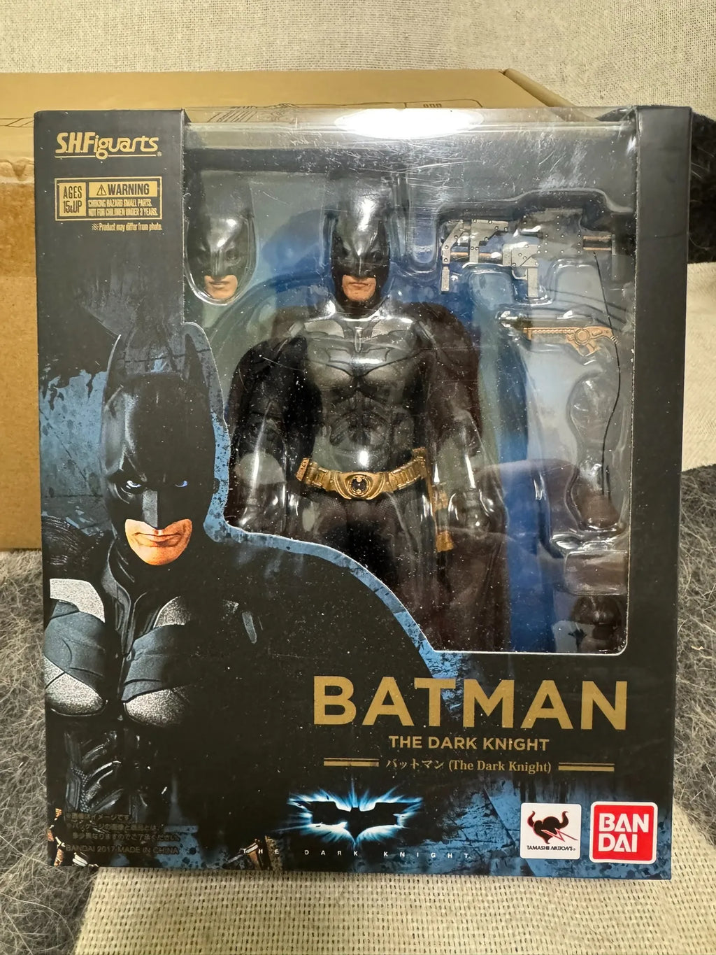 In Stock Originate BANDAI SHF The Dark Knight Batman Movable Model Toys S.H.FIGUARTS Bruce Wayne The Dark Knight Rises