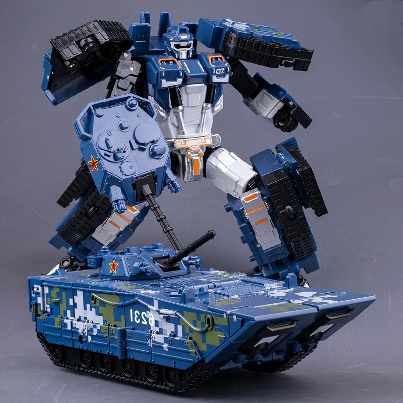 20cm New Transformation Toys Robot Car J-15 99A Tank Z-20 055 Anime Action Figure Model Boys Gift W991-4