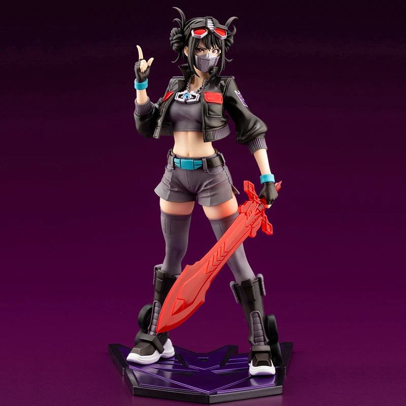 Original Kotobukiya Transformers Bishoujo Dark Optimus Prime Anime Figure PVC 23.5CM Collectible Model Satuette Ornament Gift