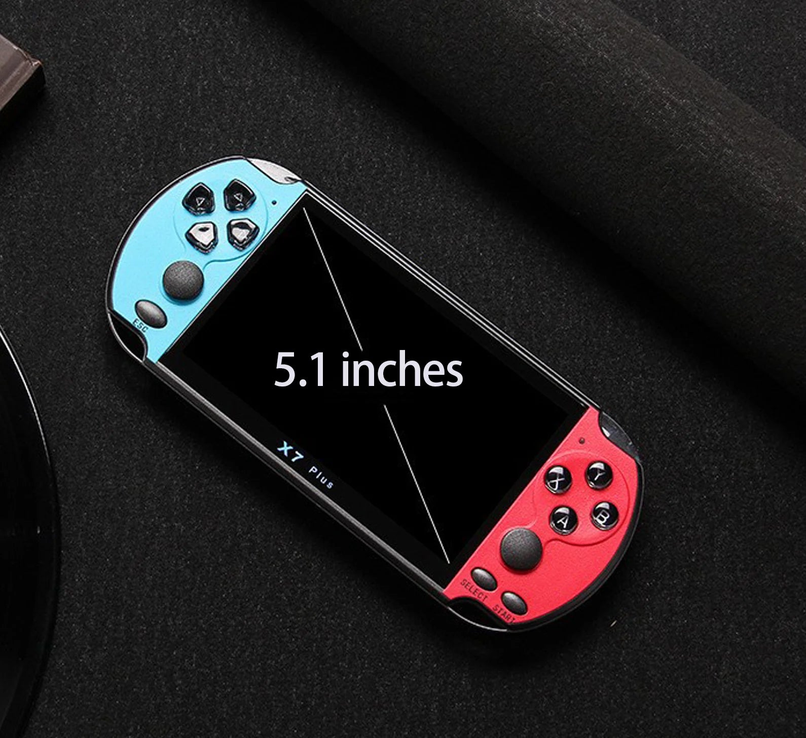X7/X7 Plus Portable Gaming Console, 4.3/5.1-inch HD screen, Portable Audio-Video Player, Classic Games, Over 10,000 Free Built-