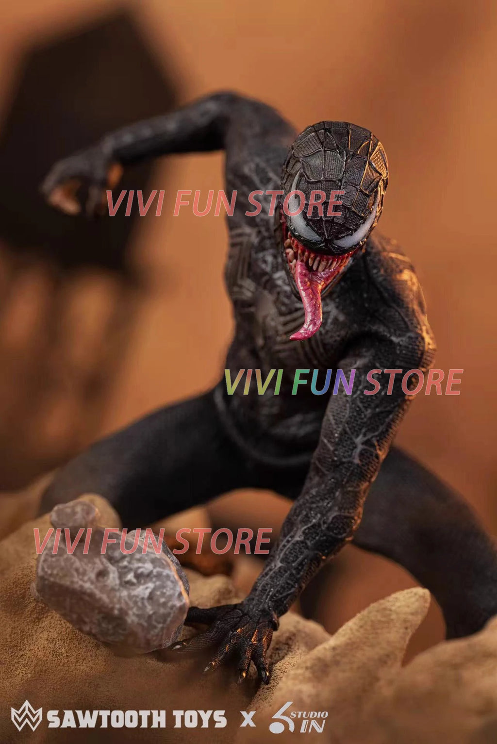 In Stock SAWTOOTH TOYS X 6in Studio STM-20251 Venom 1/12 Movability Model Toys Cloth clothes