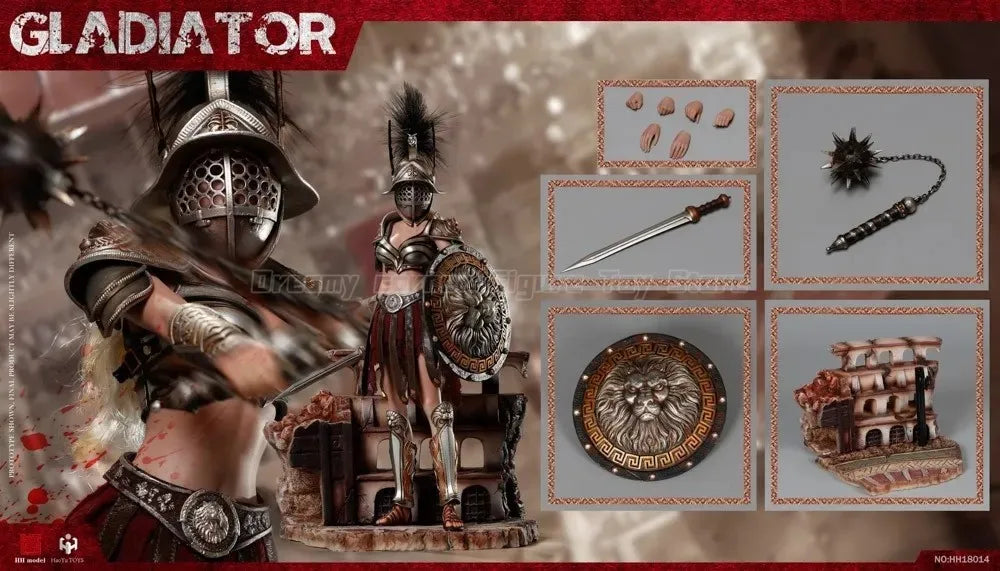 【In Stock】HHMODEL HAOYUTOYS HH18014 HH18015 Imperial Legion Female Warrior Black Red 1/6 Action Figure Model Collection Ornament