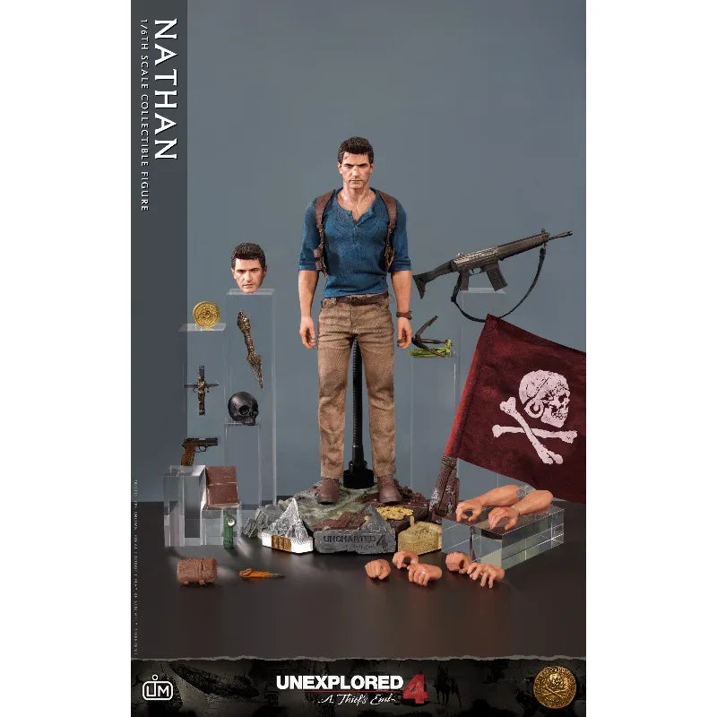 In Stock LIMTOYS 1/6 Scale Uncharted 4 Nathan Drake Action Figure LIM012 Action Figure Model Trendy Toys Gift  Collectibles