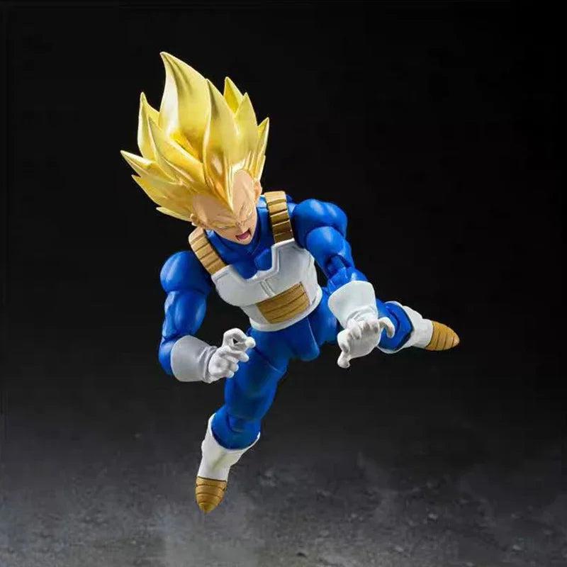 Super Saiyan Vegeta S.H.Figuarts Dragon Ball Z DBZ Action Figure Model Toys Room Ornament Gift
