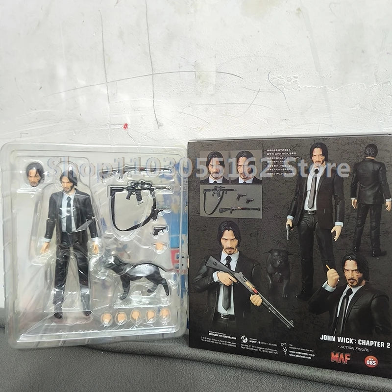 Mafex 085 JOHN WICK Chapter 2 with Dog Figure Chapter 4Mafex 212 John Wick Action Figure Figure Model Toys Dolls Birthday Gift