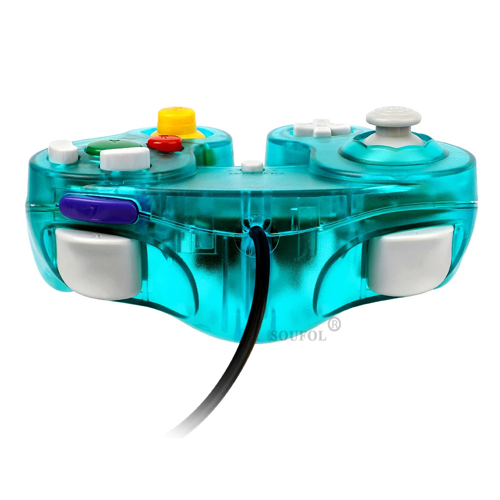 Replacement Transparent Game Controller Joystick Gamepad Wired For NGC GameCube Video Game Console Dropshpping