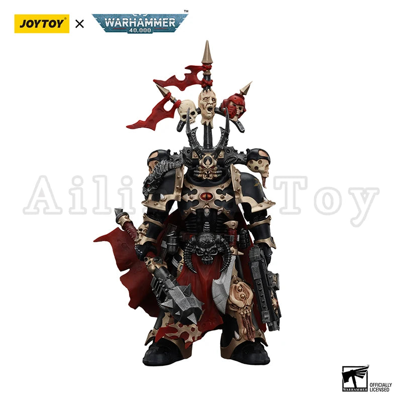 JOYTOY 1/18 Actionfigur 40K Chaos Space Marines Black Legion Chosen Anime Collection Militärmodell