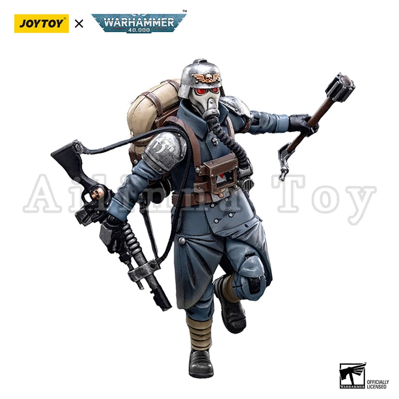JOYTOY 1/18 Action Figure 40K Astra Militarum Death Korps of Krieg Veteran Reissue Anime Collection Military Model