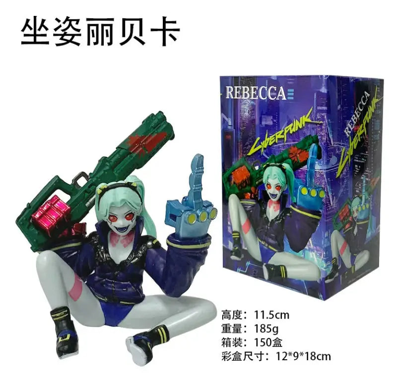 Cyberpunk Lucy Rebecca David Martinez Johnny Silverhand Action Figure Toys