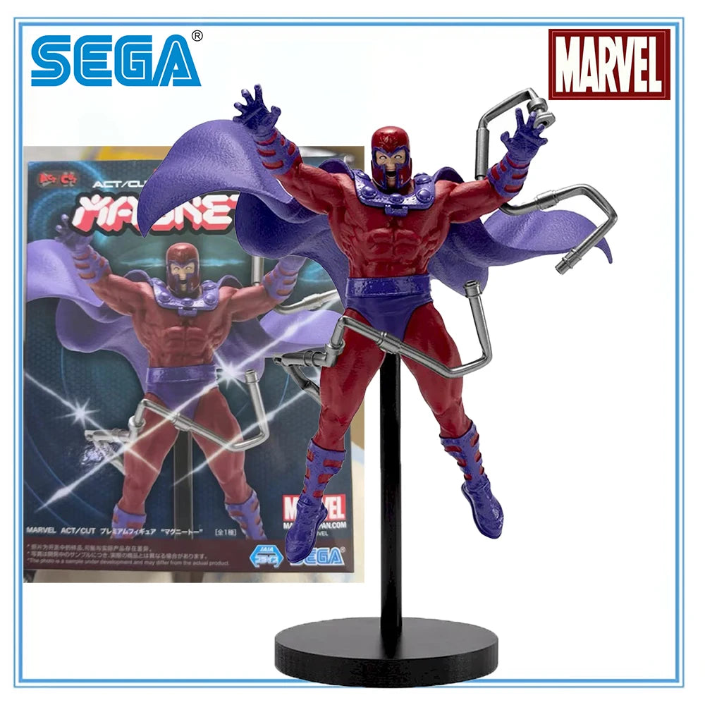 100% Original in Stock SEGA  ACT/CUT Premium Figure X-Men Magneto Garage Kit Collection Series Model Toys Model Decoration