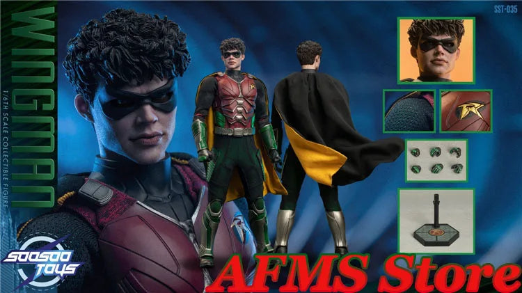 Soosootoys SST-035 1/6 Scale Collectible Figure Robin Wing Man Hero Boy Full Set 12Inch Men Soldier Action Figure Body Toys