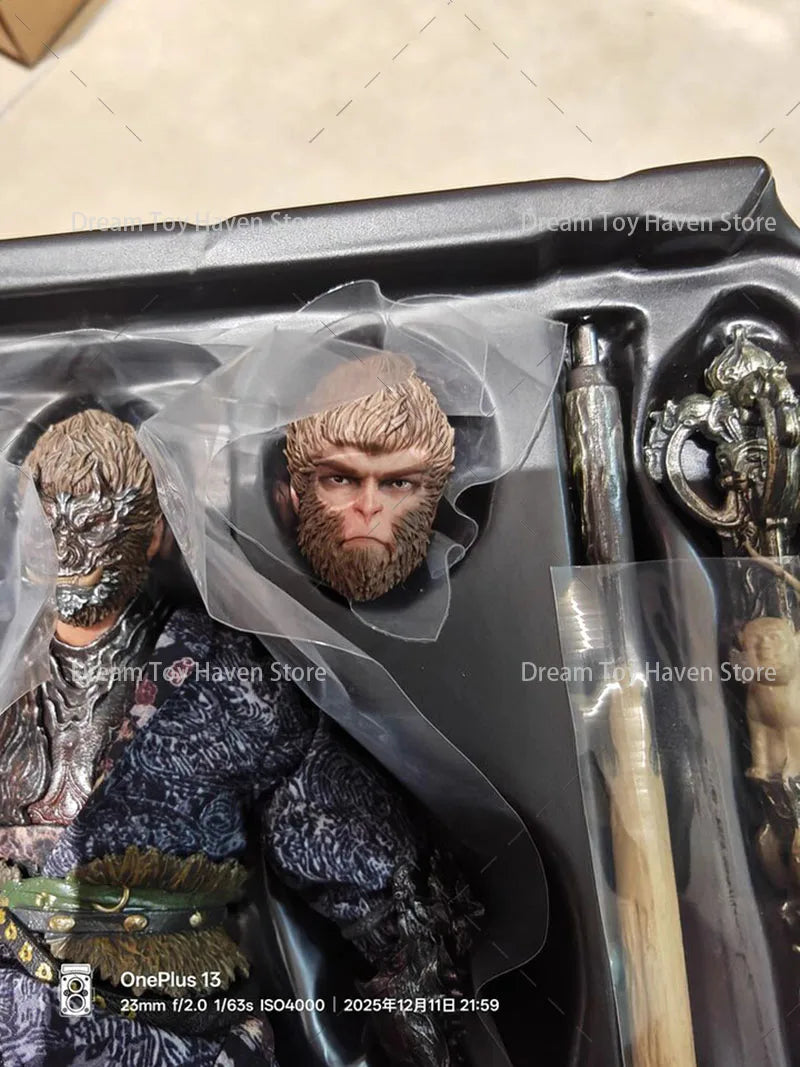 INART 1/12 Scale Male Soldier Black Myth Wukong The Chosen One Monkey King 6Inch Action Figure Model Fans Collectible