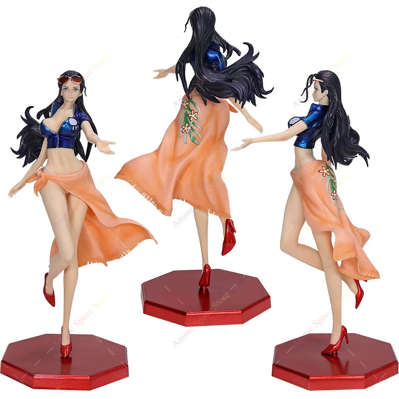 One Piece Figure Nico Robin Dressrosa Style Glitter Glamours Collectible Model Toy PVC Action Figures Robin Two Years Later Doll