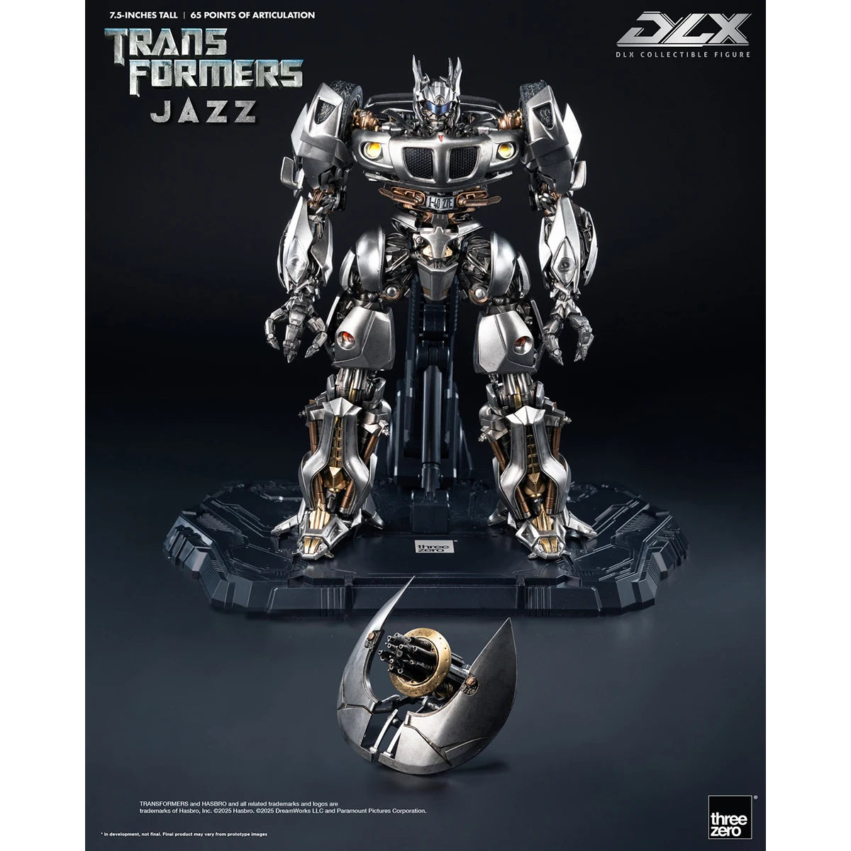 HIPLAY Threezero Transformer DLX Jazz 3Z10460W0 Action Figure