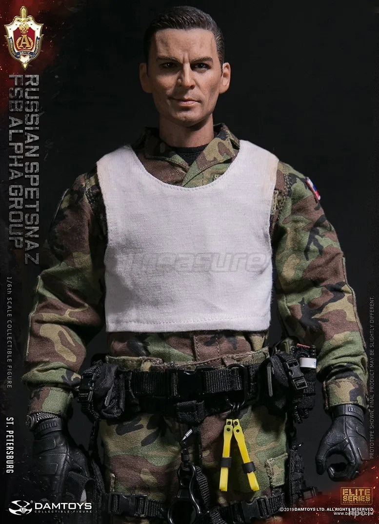 【MT】DAMTOYS NO.78071 RUSSIAN SPETSNAZ FSB ALPHA GROUP St.Petersburg 1/6 Action Figure Model Toy Gift