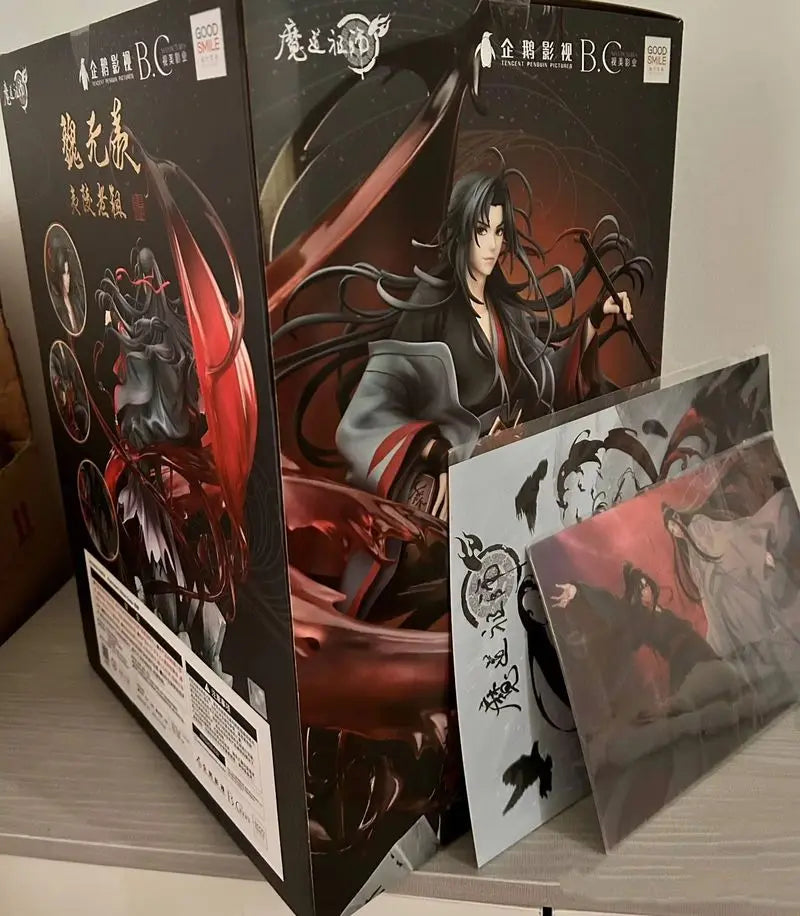 Genuine Mo Dao Zu Shi Anime Action Figure Wei Wuxian Yi Ling Lao Zu Ver Large Figurine Collection Pvc Model Collection Gift