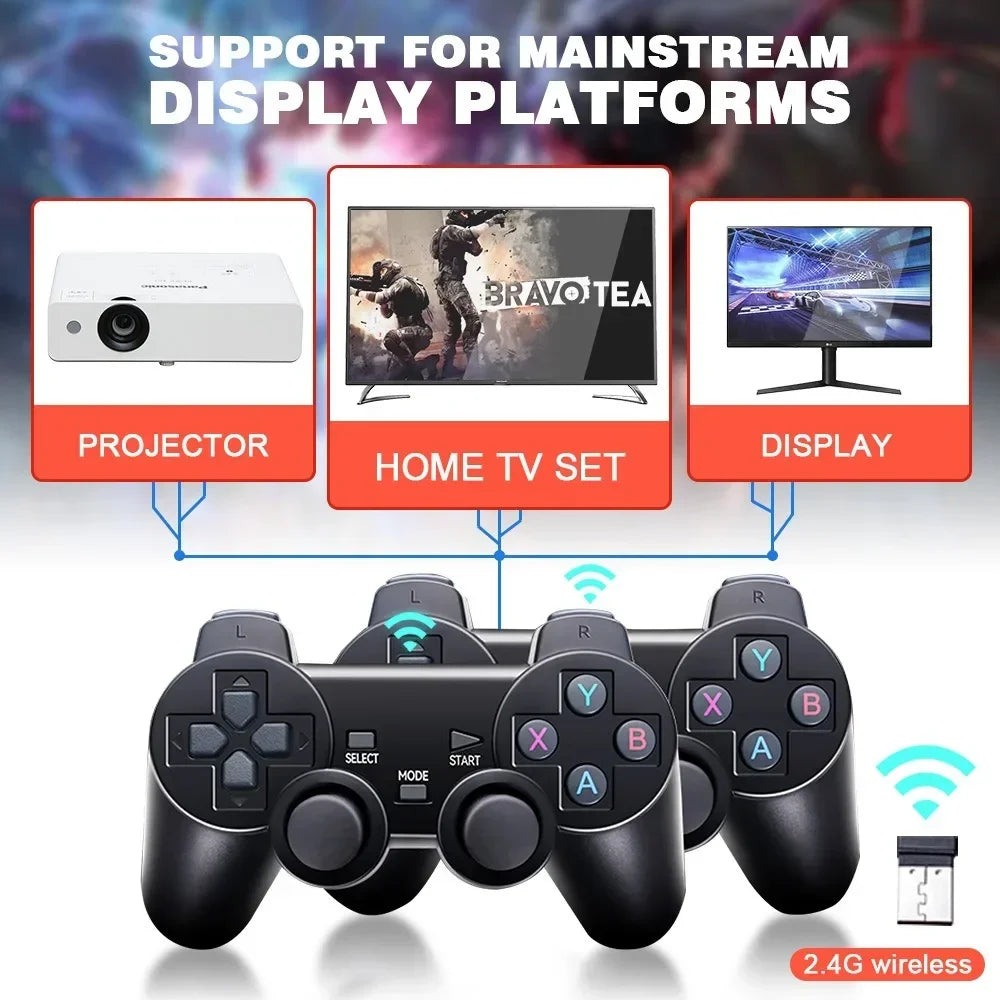X2 Plus 64G 128G 256G 50000 Games Retro Video Game Console with GD10 Pro Stick 4K 3D HD Support Wireless Controller254