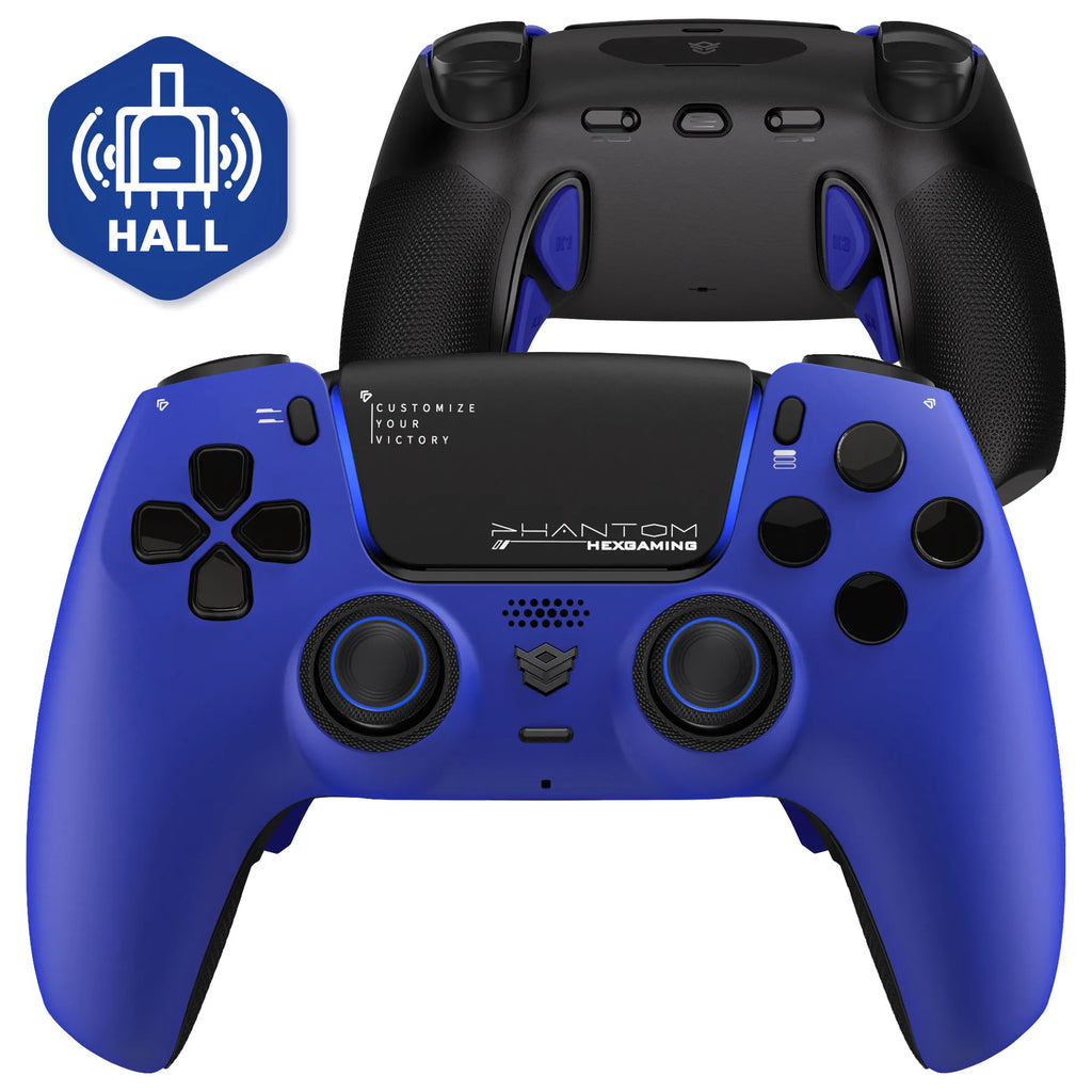 HEXGMING PHANTOM wireless controller Bluetooth Hall joystick game controller compatible with PS5 Elite   PC computer Steam