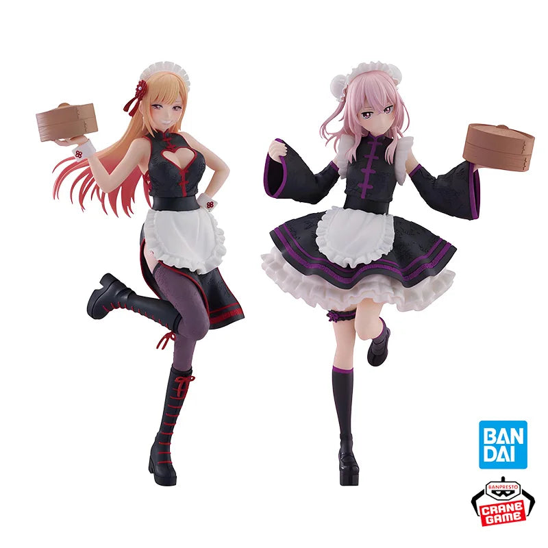 New BANDAI Genuine Model BANPRESTO ESPRESTO My Dress-Up Darling 23cm Kitagawa Marin Inui Sasuka China Maid Figure Anime Figurine