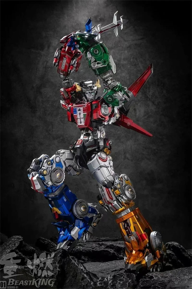[In Stock] Hot-selling Toy BEASTKING REBORN-01 REBORN01 GoLion Action Figure, No Original Packaging, Boy's Birthday Gift
