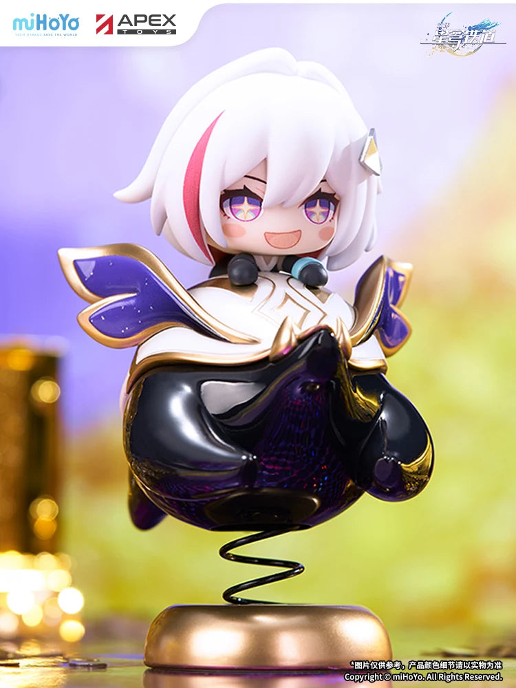 Official Honkai：Star Rail Topaz & Numby Q-Version Figure Game Peripheral Happy Shake Toy Cartoon Desktop Ornament Birthday Gift