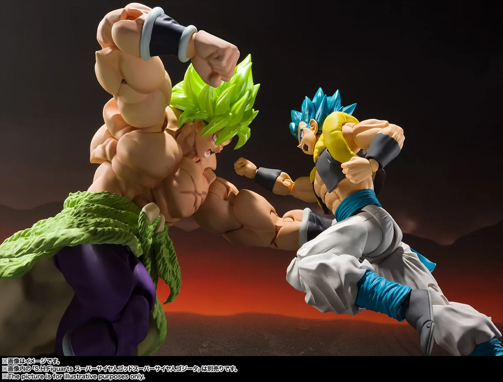 In stock Bandai S.H.Figuarts Super Saiyan Broly Full Power Dragon Ball Super Broly  Figures Anime Model Genuine Boxed Toy Gift